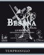 Vinos Coloman Besana Real Tempranillo 2015  Front Label
