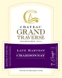 Chateau Grand Traverse Late Harvest Chardonnay 2015 Front Label