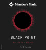 Member's Mark Black Point Red Wine Blend 2015  Front Label