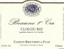 Domaine Camus-Bruchon Beaune Clos du Roi Premier Cru 2017  Front Label