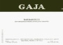 Gaja Barbaresco 1996  Front Label