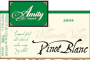 Amity Pinot Blanc 2005  Front Label