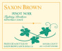 Saxon Brown Fighting Brothers 2017  Front Label