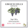 Grgich Hills Estate Zinfandel (375ML half-bottle) 2017  Front Label