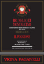 Il Poggione Brunello di Montalcino Riserva Vigna Paganelli (1.5 Liter Magnum) 2019  Front Label