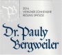 Dr. Pauly-Bergweiler Wehlener Sonnenuhr Spatlese 2016 Front Label