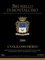 Collosorbo Brunello di Montalcino 2006 Front Label