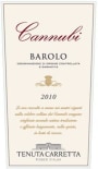 Tenuta Carretta Barolo Cannubi 2010  Front Label