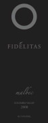 Fidelitas Malbec 2008 Front Label