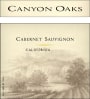 Canyon Oaks Cabernet Sauvignon 2010  Front Label