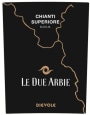 Dievole Le Due Arbie Chianti Superiore 2016  Front Label