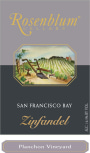 Rosenblum Cellars Planchon Vineyard Zinfandel 2010  Front Label