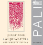 Pali Wine Co Alphabets Pinot Noir 2010  Front Label