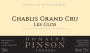 Domaine Pinson Freres Chablis les Clos Grand Cru (1.5 Liter Magnum) 2022  Front Label