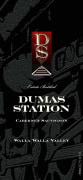 Dumas Station Wines Estate Cabernet Sauvignon 2008 Front Label