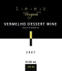 Leer Vineyards Vermelho Dessert 2007  Front Label