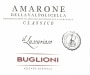 Buglioni Amarone della Valpolicella Classico Il Lussurioso 2015  Front Label