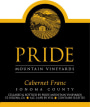 Pride Mountain Vineyards Cabernet Franc 2019  Front Label