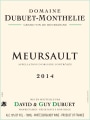 Domaine Dubuet-Monthelie Meursault 2014  Front Label