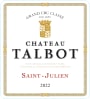 Chateau Talbot 2022 Front Label