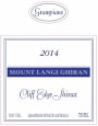 Mount Langi Ghiran Cliff Edge Shiraz 2014  Front Label