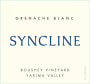 Syncline Boushey Vineyard Grenache Blanc 2016  Front Label
