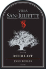 Villa San-Juliette Merlot 2008 Front Label