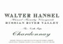 Walter Hansel The North Slope Vineyard Chardonnay 2008 Front Label