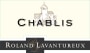 Roland Lavantureux Chablis (375ML half-bottle) 2023  Front Label