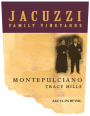 Jacuzzi Montepulciano 2018  Front Label