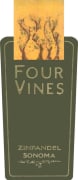 Four Vines The Sophisticate Zinfandel 2002  Front Label
