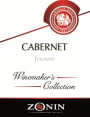 Zonin Winemaker's Collection Cabernet  Front Label