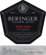 Beringer Founders Estate Pinot Noir 2019 Front Label