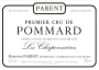 Domaine Parent Pommard Les Chaponnieres Premier Cru 2015  Front Label