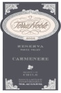 Terra Noble Reserva Carmenere 2002  Front Label