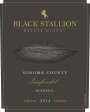 Black Stallion Winery Rockpile Vineyard Zinfandel 2014 Front Label