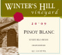 Winter's Hill Vineyard Estate Pinot Blanc 2009  Front Label
