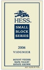 Hess Small Block Series Viognier 2006  Front Label