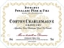 Domaine Poulleau Corton Charlemagne Grand Cru 2015  Front Label