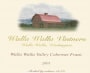 Walla Walla Vintners Cabernet Franc 2001 Front Label