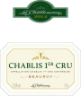 La Chablisienne Chablis Beauroy Premier Cru 2014 Front Label