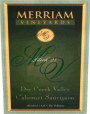Merriam Vineyards Block 21 Cabernet Sauvignon 2005  Front Label