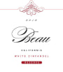 Cosentino Beau Reserve White Zinfandel 2012 Front Label