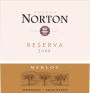 Bodega Norton Reserva Merlot 2008  Front Label