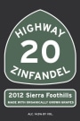 Highway 20 Wine Zinfandel 2012  Front Label