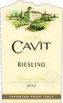 Cavit Provincia di Pavia Riesling 2012  Front Label