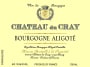 Chateau du Cray Bourgogne Aligote 2013  Front Label