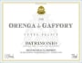 Domaine Orenga De Gaffory Patrimonio Cuvee Felice Blanc 2016  Front Label