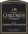 Childress Winery & Vineyards Cabernet Sauvignon 2014 Front Label