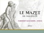 Le Mazet de Salleles Cabernet Sauvignon Syrah 2012 Front Label